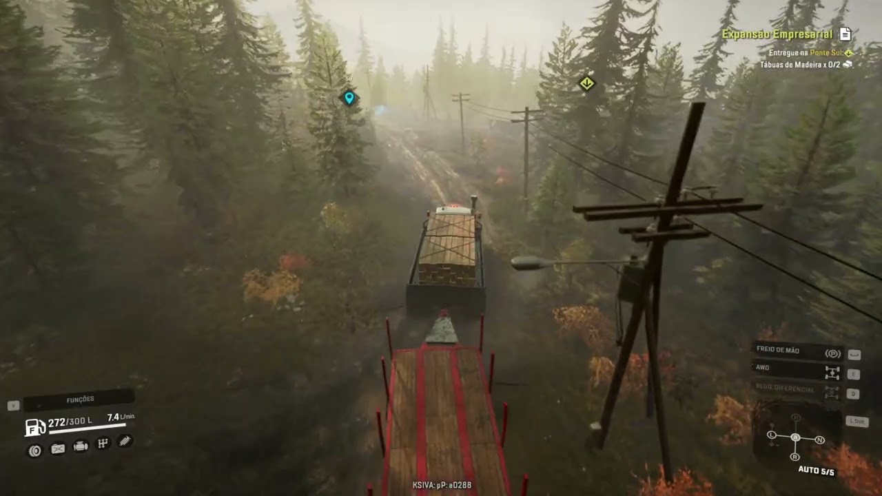 Snow Runner Gameplay Campanha Michigan Lago da ilha PRT 1 3 4