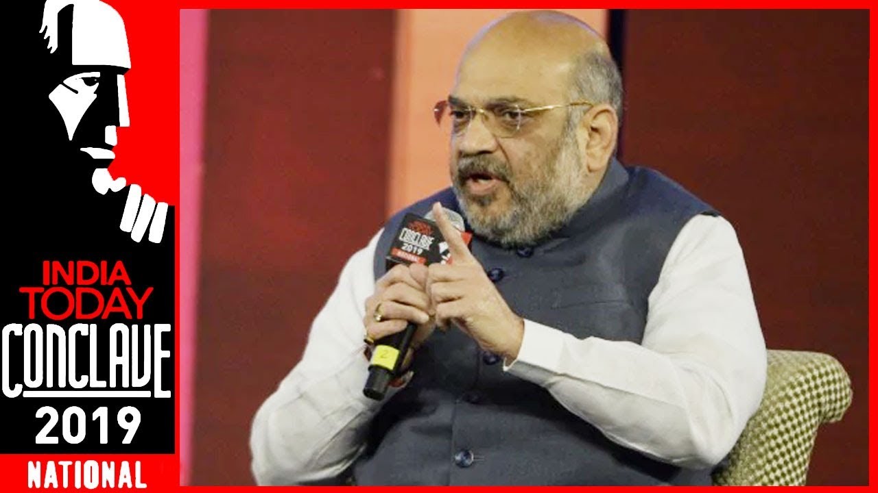 Amit Shah Slams Imran Khan For Not Condemning Pulwama Incident At India Today Conclave 2019