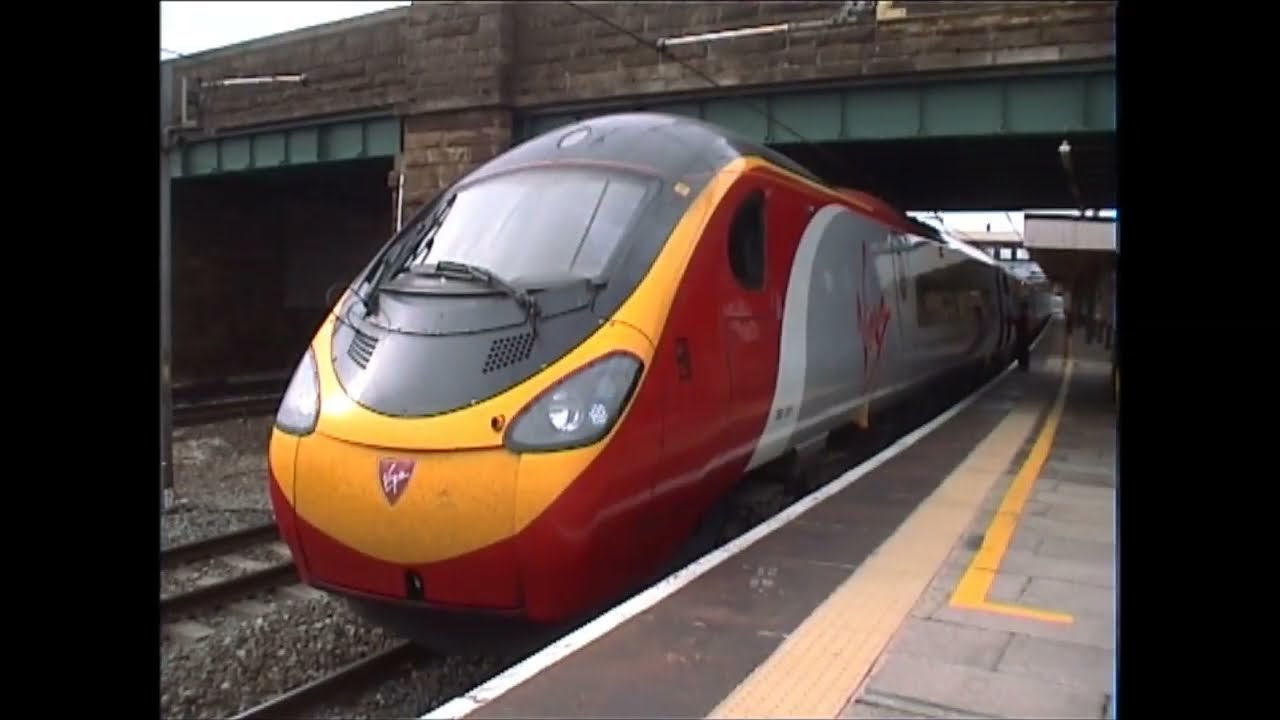 Railways in Lancaster 20 years ago.. High sped freight, Virgin Pendolinos etc.