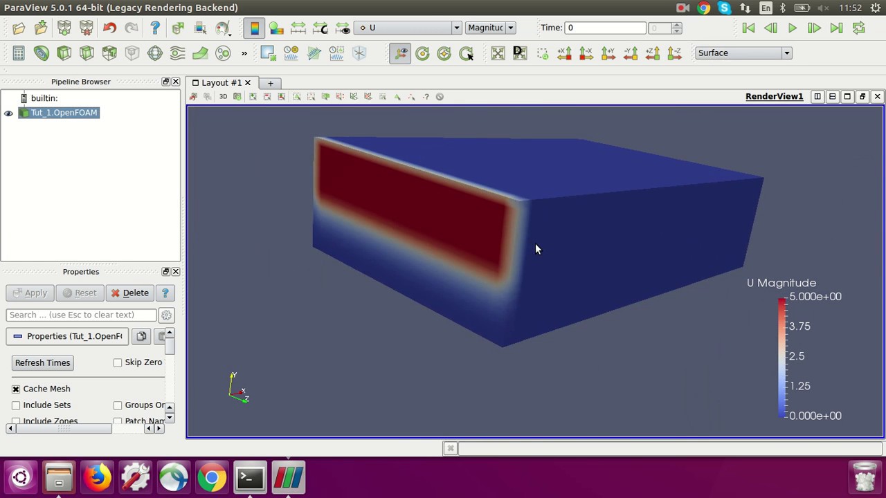 Parabolic Velocity Boundary condition OpenFOAM 4.0