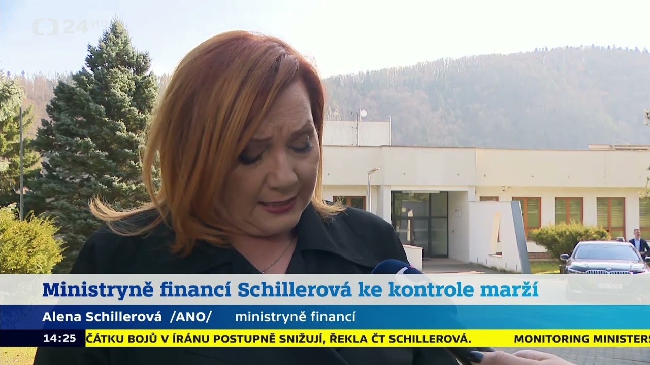 Vyjádření ministryně financí Aleny Schillerové ke kontrole marží (19. 3. 2026)