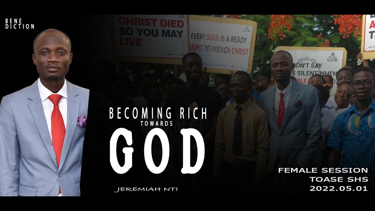 2022.05.01 || Rich Towards God || TOASE SHS || Female Session