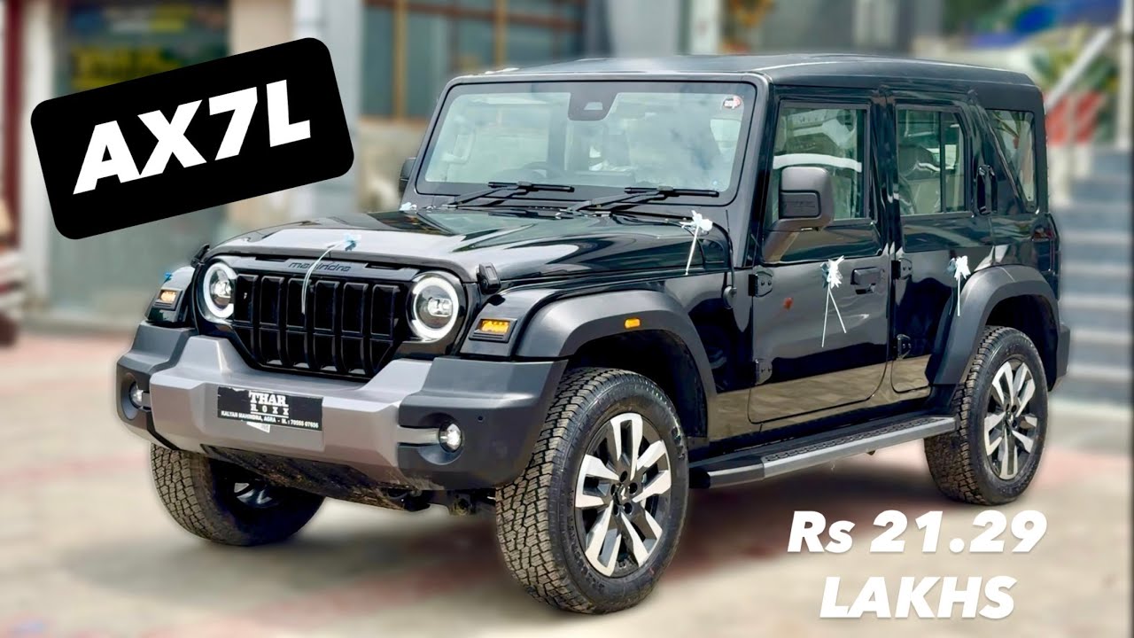 2025 THAR ROXX AX7L DIESEL AT ❤️ Rs21.29 LAKHS 😍 NEW 2025 UPDATED THAR ROXX AX7L MOCHA GREY INTERIOR