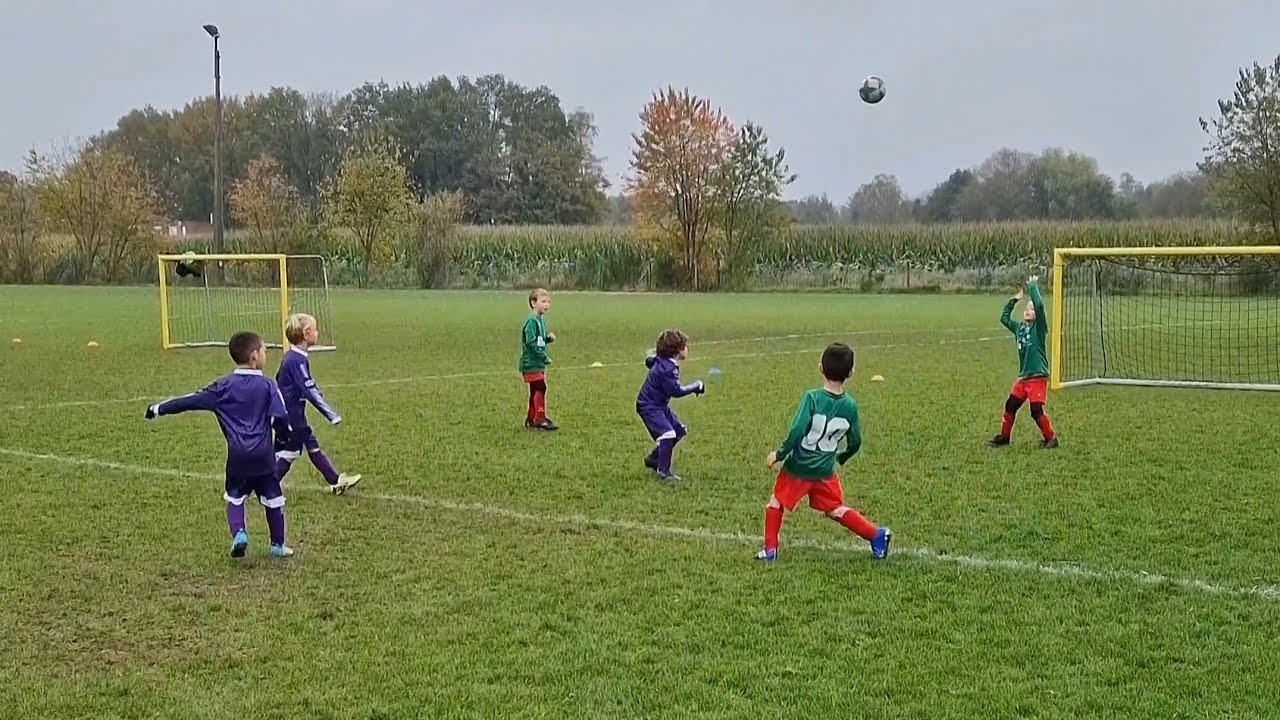 Football match KSK Wavria U7 vs KFC Molenzonen Hallaar U7 match ⚽️ 09.11.2024