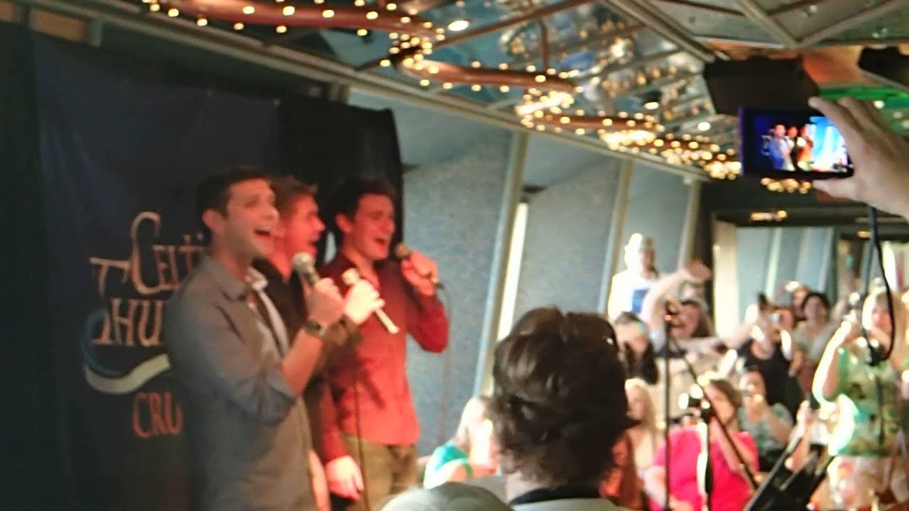 Celtic Thunder Cruise Karaoke with Neil - Piano Man