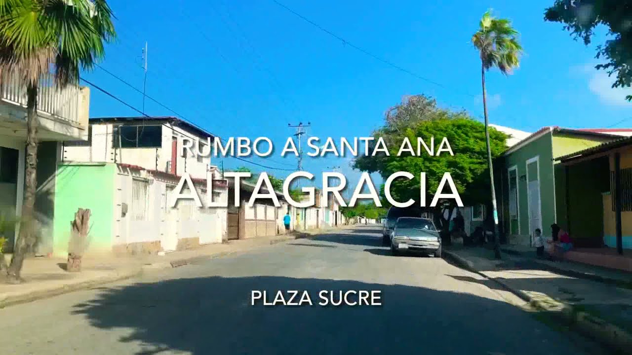 Isla de Margarita desde Altagracia hasta Santa Ana