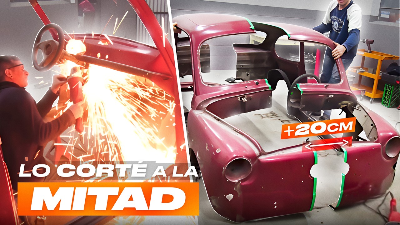 🚗🔥 ¡TRANSFORMÉ un clásico Fiat 600 en una MÁQUINA MODERNA y ENSANCHADA! 🔥🚗