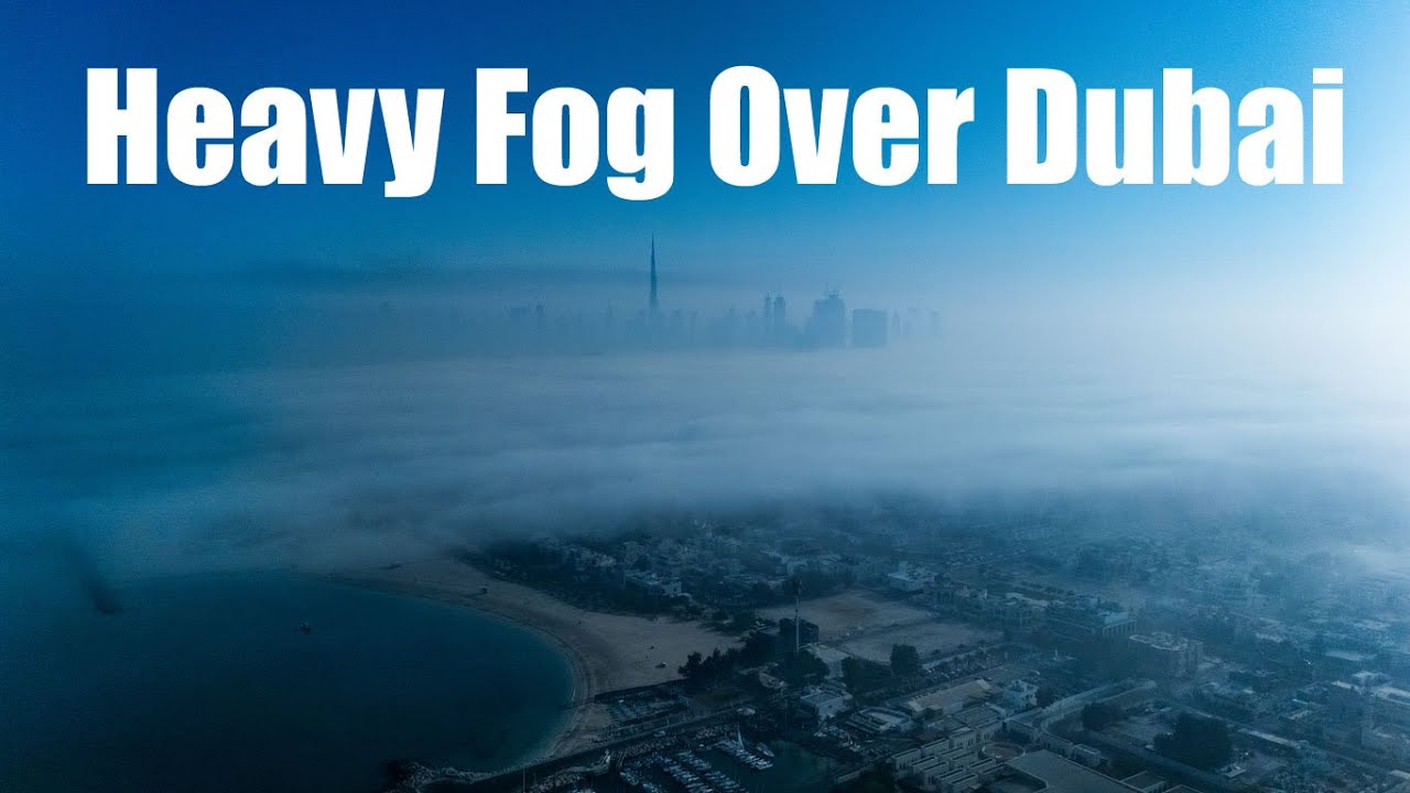 Misty Morning at Kite Beach and Marina Jumeirah - Dubai
