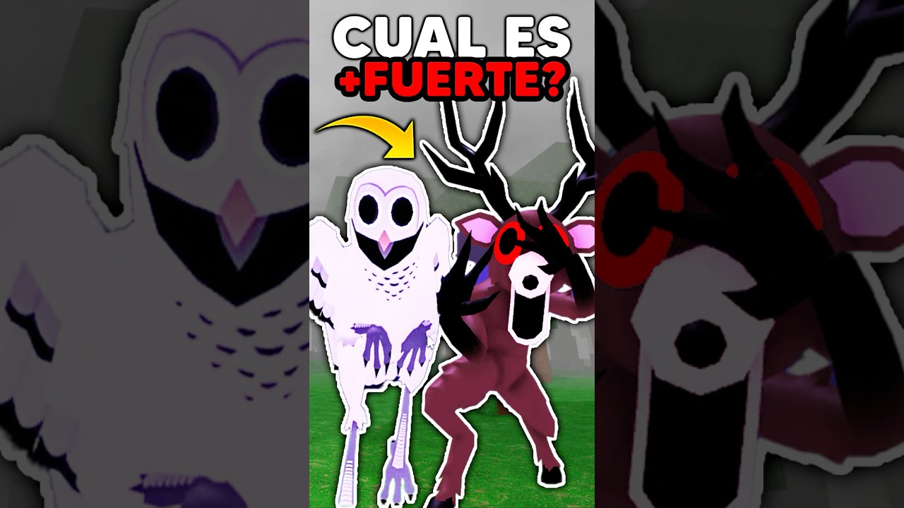 &iquest;B&uacute;ho o Ciervo🦉🦌 &iquest;Cu&aacute;l BOSS es M&aacute;s Poderoso? #99NochesenelBosque #99NightsInTheForest #Roblox