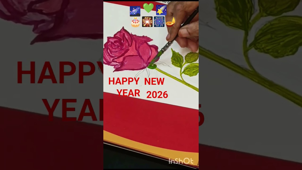 💚💚💚 Sumathi drawing video 💚 Happy New year 2026