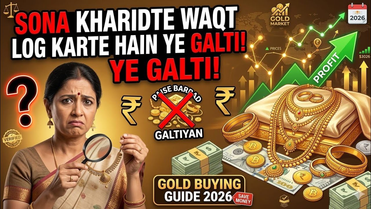 Sona kharidte waqt log karte hain ye galti! | Gold Buying Guide 2026