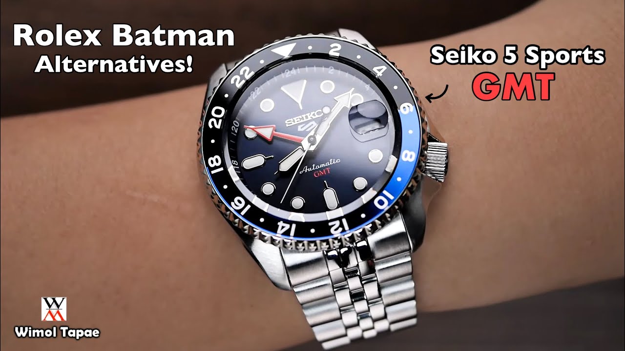Rolex BATMAN ทางเลือก! Seiko 5 Sports GMT - Wimol Tapae