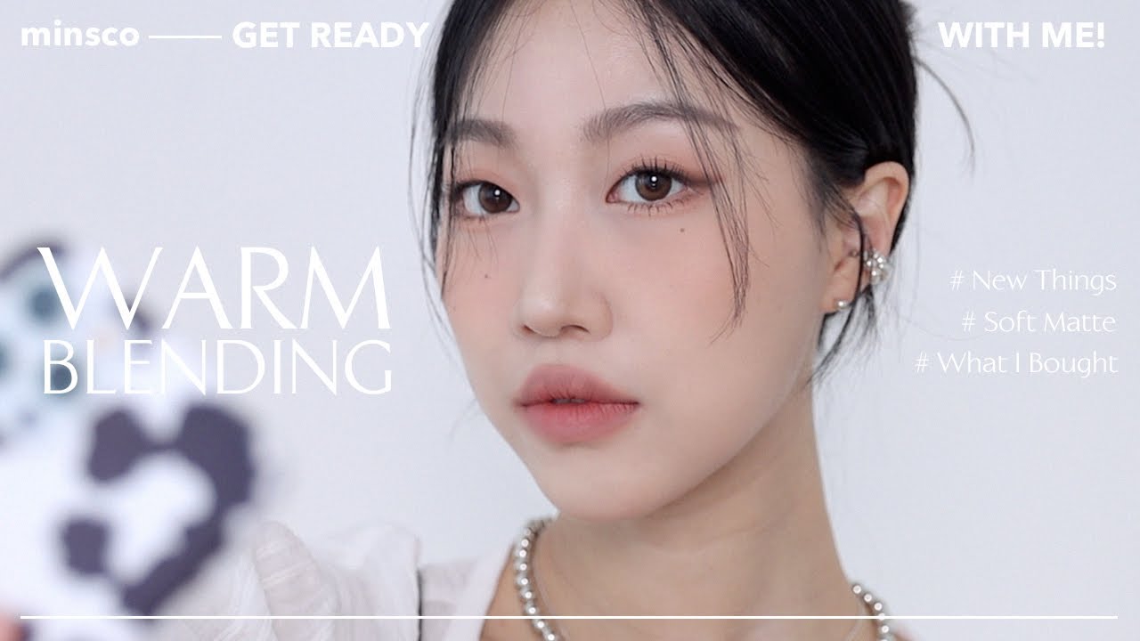 #올매트 웜블렌딩 메이크업 GRWM (이것저것지름! 헤라 신상파데/데이지크 팔레트 등) | 민스코 Minsco
