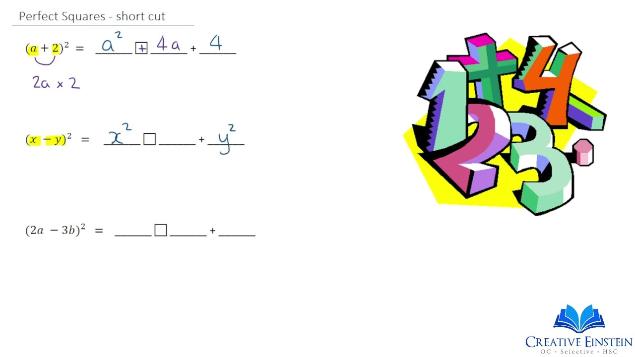 Expanding Perfect Squares - short cut