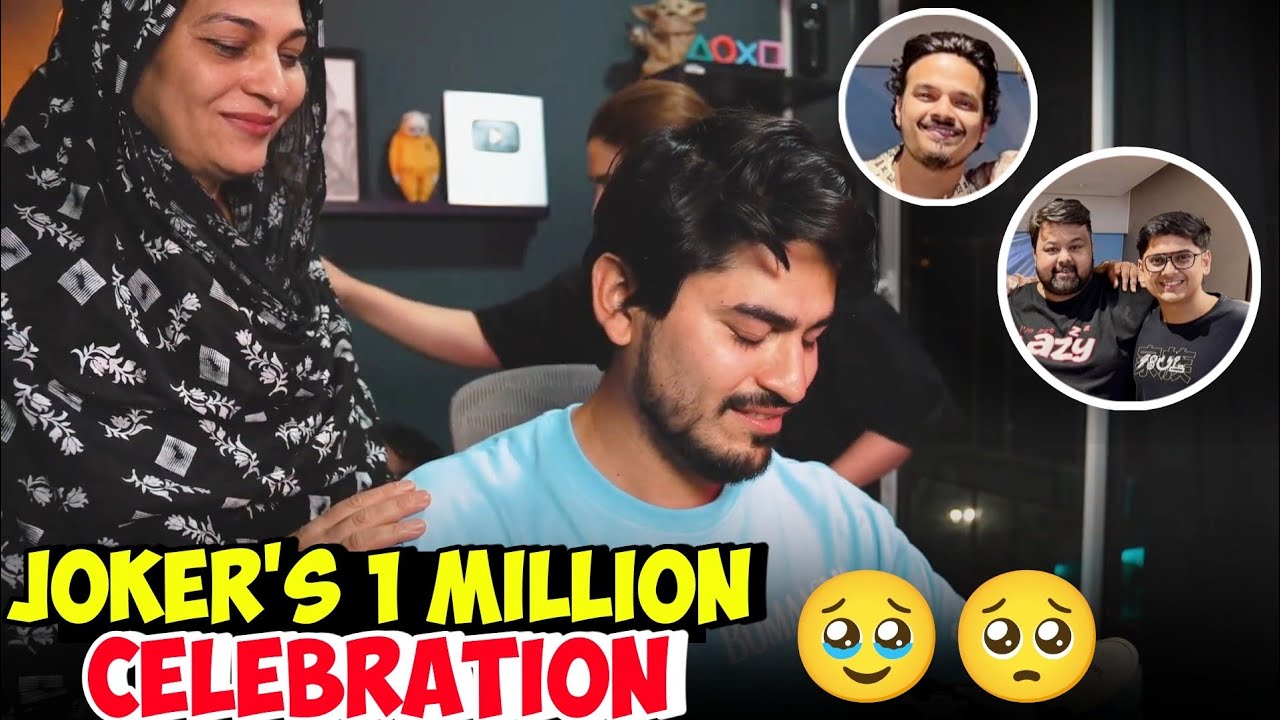 Joker's 1 Million Celebration🥹 ft. S8UL🚀