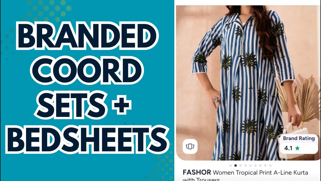 Branded Coord Sets+ Bedsheets DesiU-9910855501