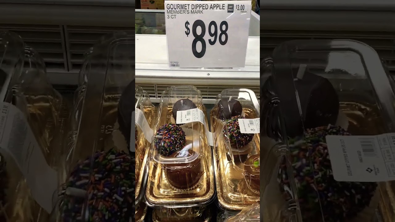 3 Pack Candy Apples at Sam&rsquo;s Club 🎃#samsclub