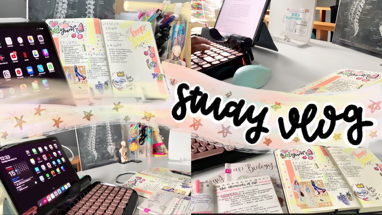 quarantine study vlog 📚⭐