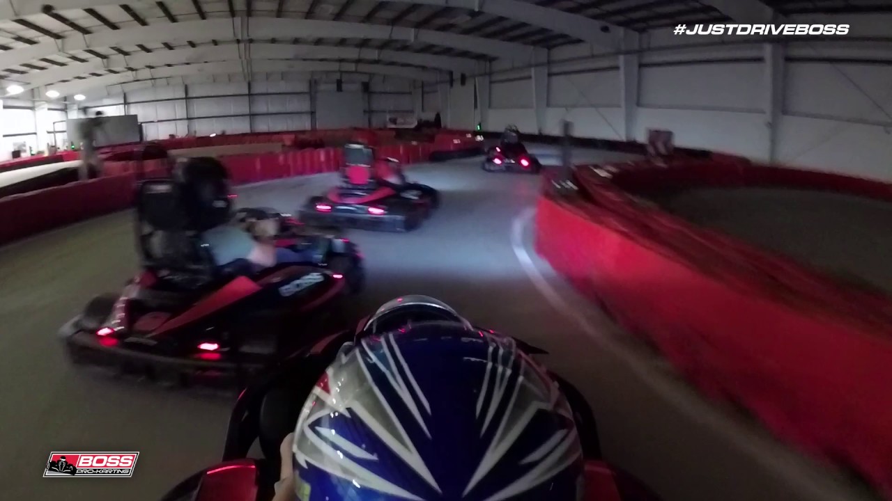 BOSS Pro-Karting Team Racing League Night 3 Onboard Action Camera