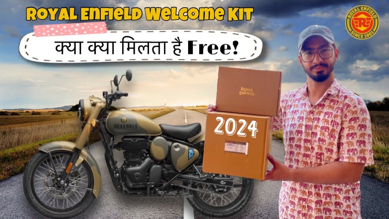 2024 Free Gifts With Royal Enfield 😍| Royal Enfield Welcome Kit | Riders Welcome Kit Unboxing