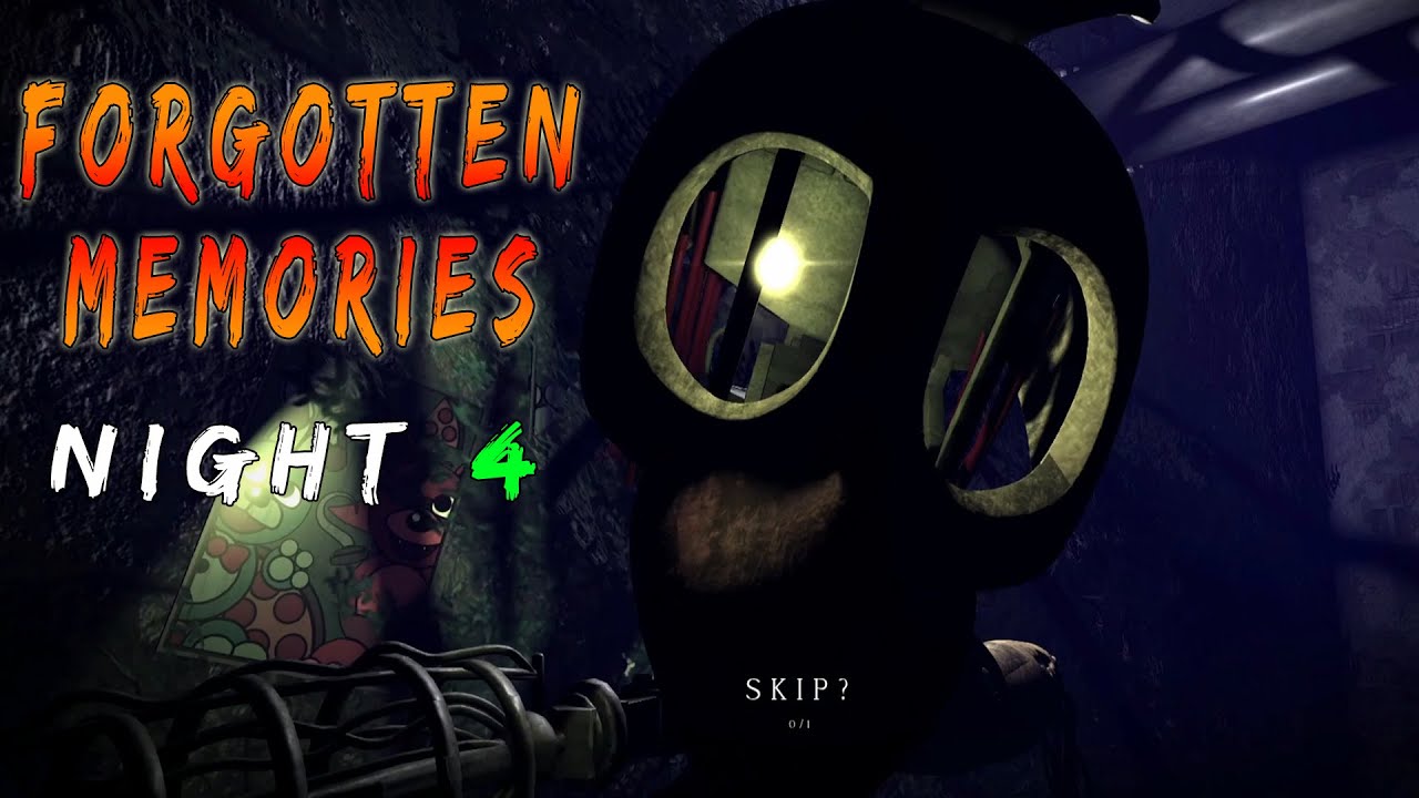 Forgotten Memories / Night 4 / Solo - ( FNAF ) - Roblox | [ Full Walkthrough ]
