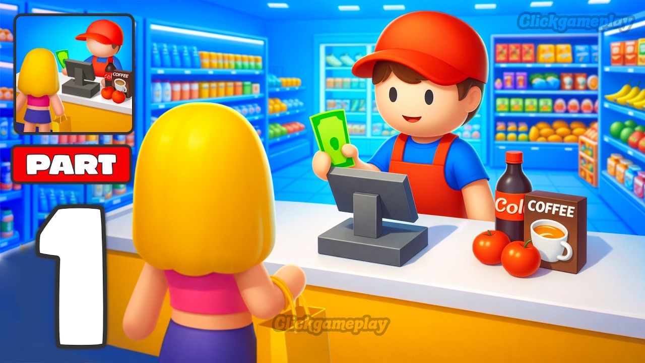 My Supermarket! - Gameplay Walkthrough Part 1 - Build Your Dream Grocery Empire (iOS, Android)