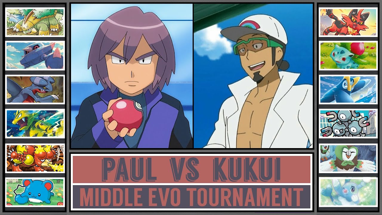 PAUL vs PROF. KUKUI | Trainer Middle Evolution Pokémon Tournament [Battle #4]