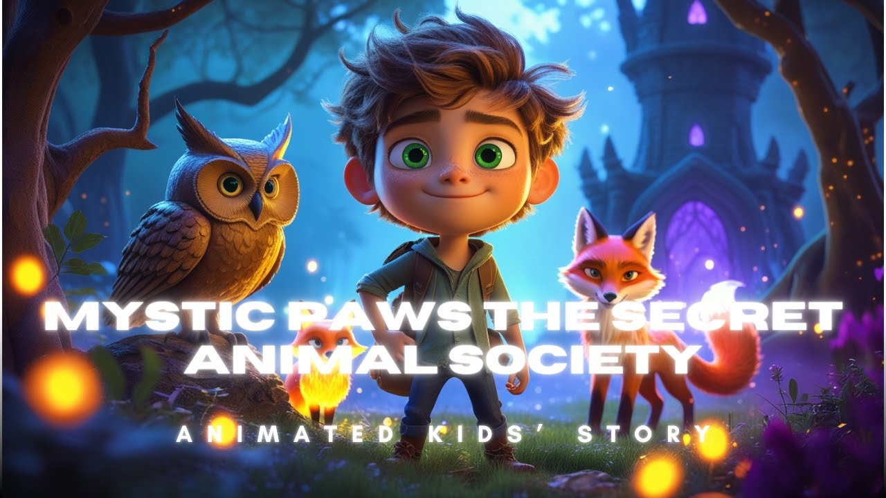 Мистические лапы : Тайное общество животных | Волшебное приключение для детей! 🐾✨ | Детская история