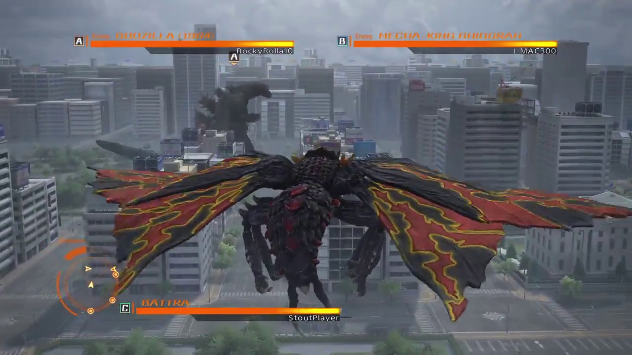 GODZILLA PS4 : Battra vs Mecha King Ghidorah vs Godzilla 1964