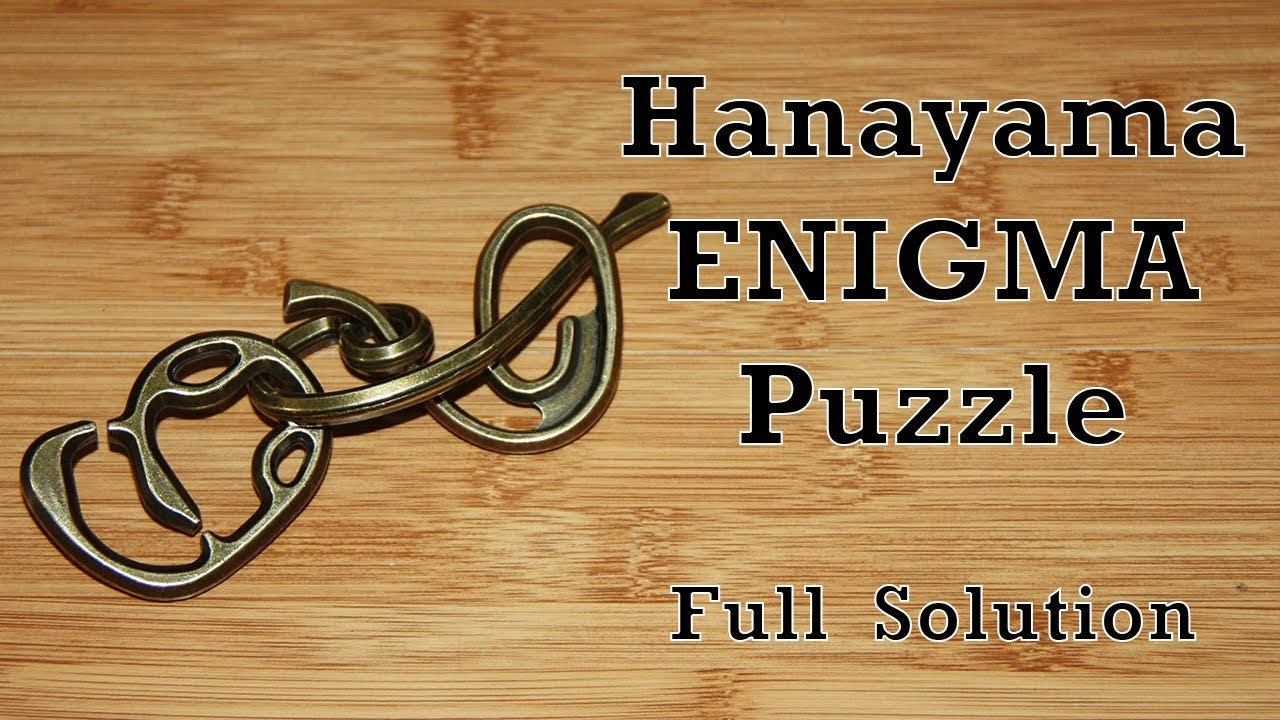 ENIGMA Hanayama Puzzle (Full Solution)