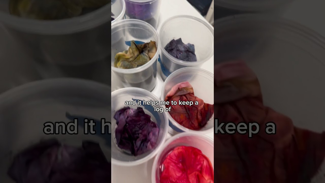 Ice dye colors that split #shorts