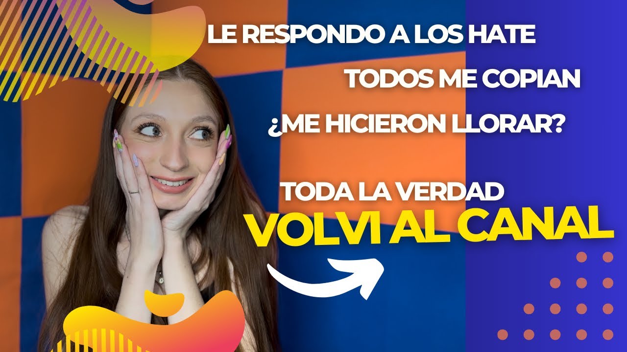 VOLVI A YOUTUBE🔴​ ¿Por qué me fui? ¿Me canse de la actuación?