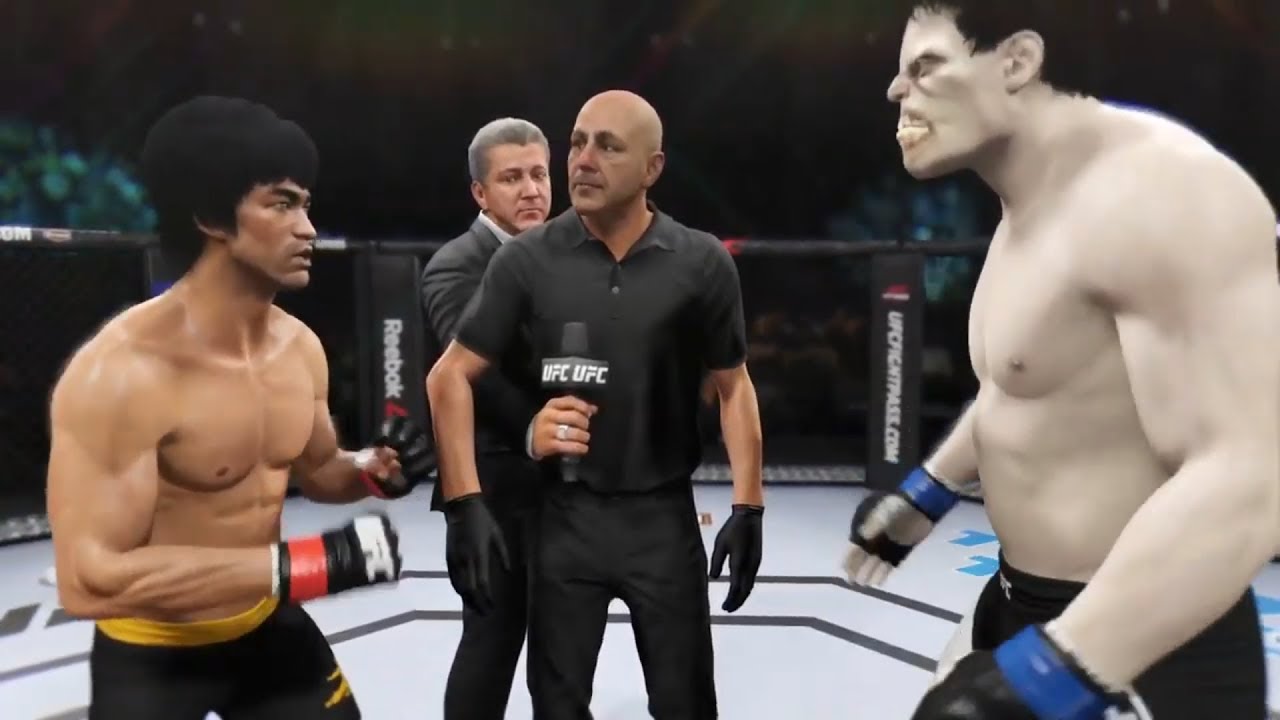 Брюс Ли против Серого Халка (EA Sports UFC 2)