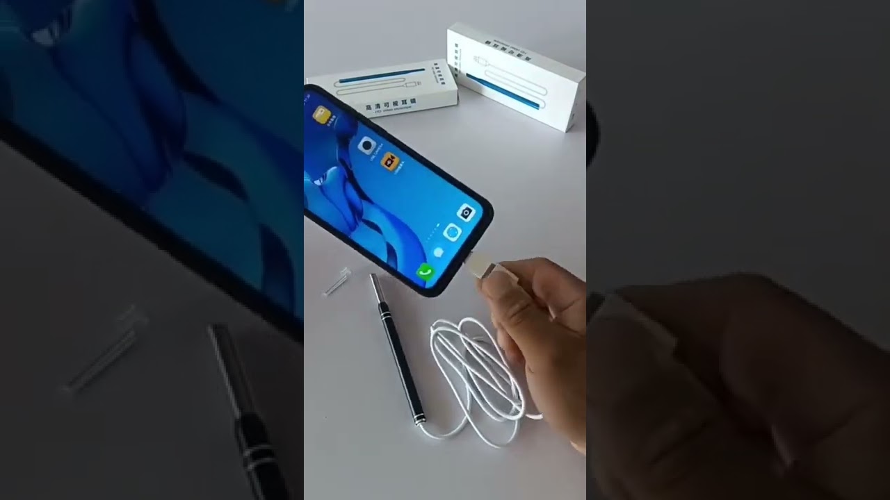 visible ear scoop cleaning camera tool 👍