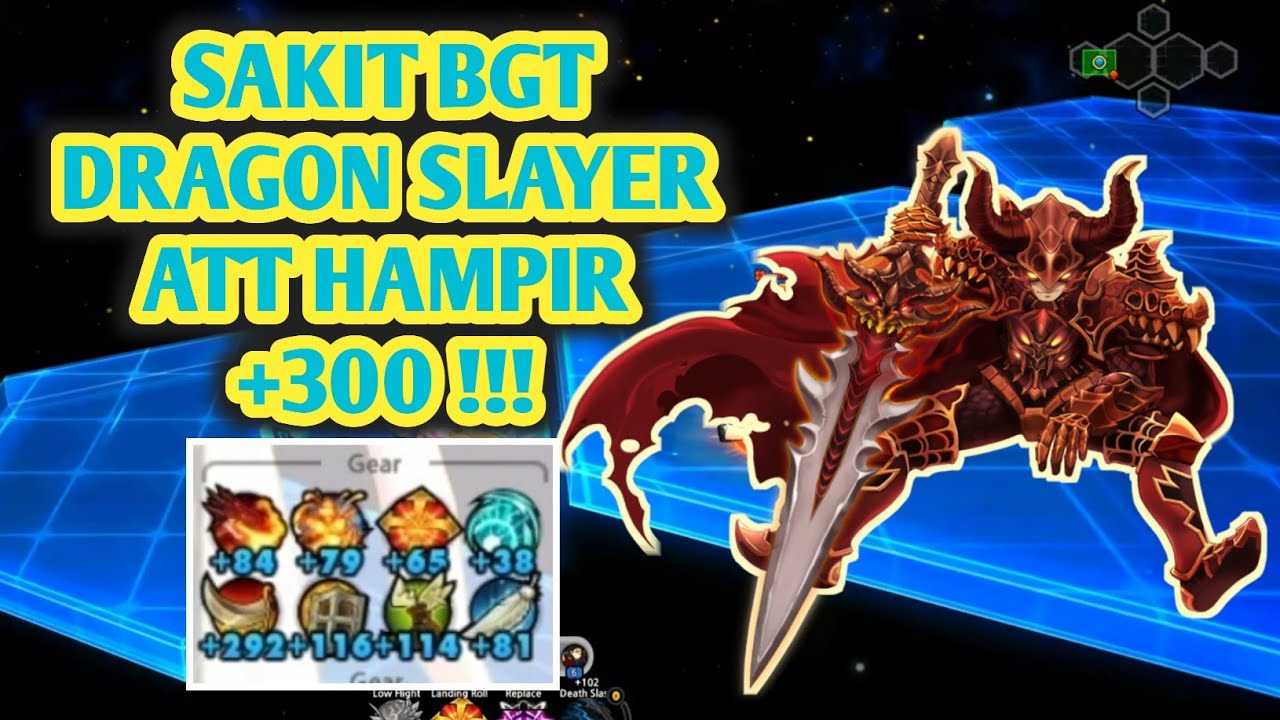 LOST SAGA ORIGIN #LADDER 55 MELAWAN FULL ATTACK DRAGON SLAYER + 292 !!!