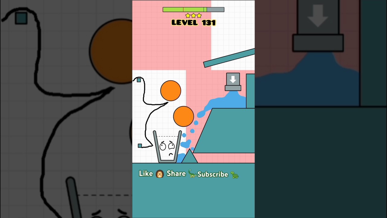 Draw Happy Glass  LEVEL 129 - 131