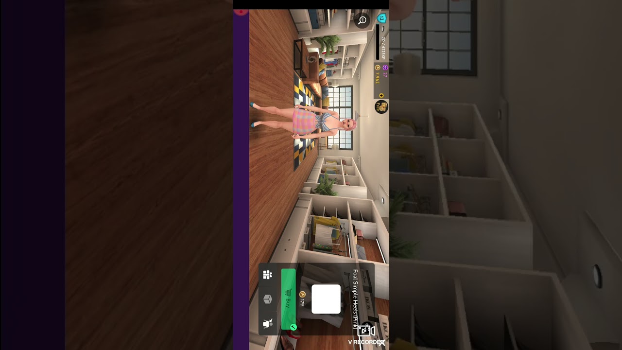 opening a gift on avakin life