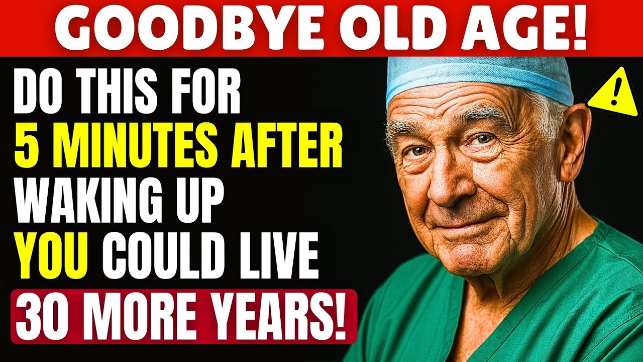 You Could Live 30 More Years After 65 – Try Doing This In The Morning | Senior Health Tips