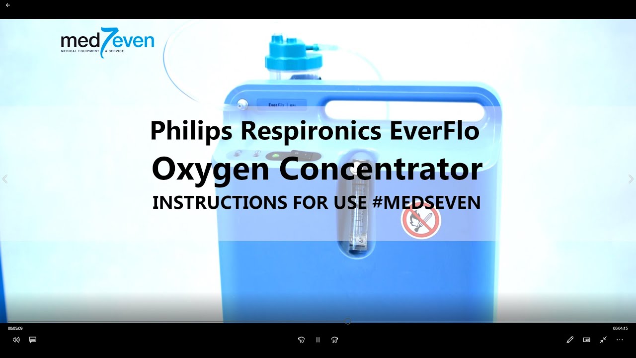 Philips Respironics EverFlo Concentrator - Instructions for Use #MEDSEVEN