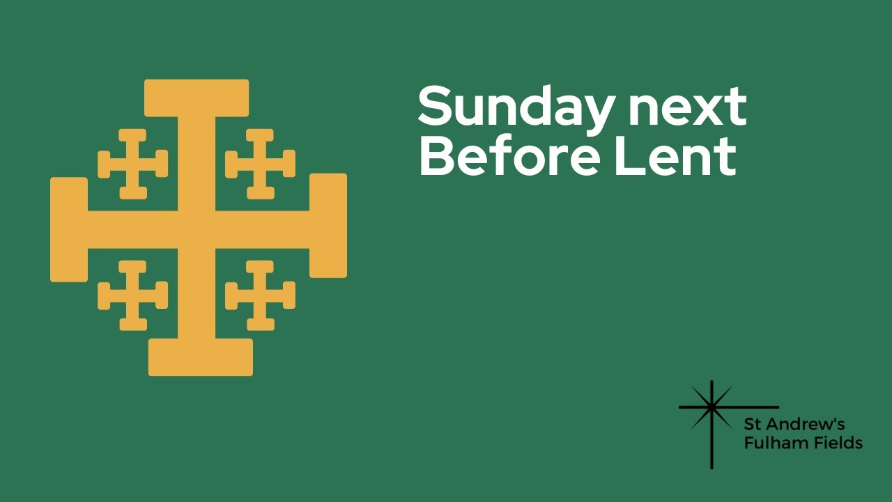 15 February 2026 | Parish Eucharist | St Andrew's, Fulham Fields