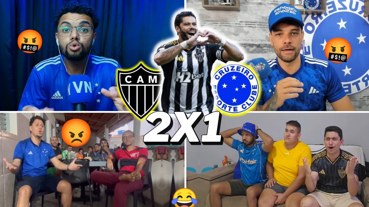 REAÇÕES DOS CRUZEIRENSES NA DERROTA DE VIRADA PRO GALO - ATLÉTICO-MG 2X1 CRUZEIRO