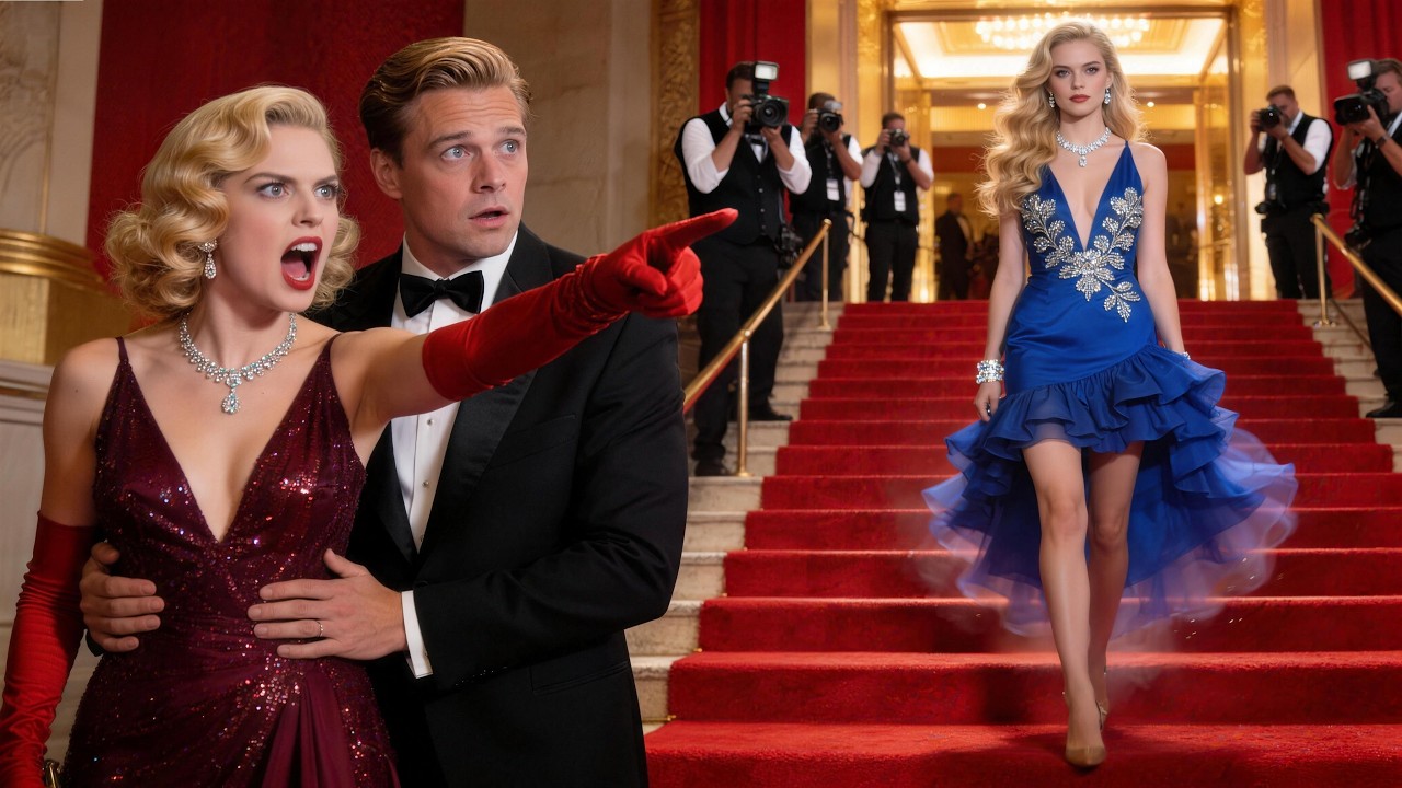 HE REMOVED HIS WIFE FROM THE GALA  NOT EXPECTING THE WHOLE CROWD TO RISE WHEN SHE ARRIVED AS THE VIP