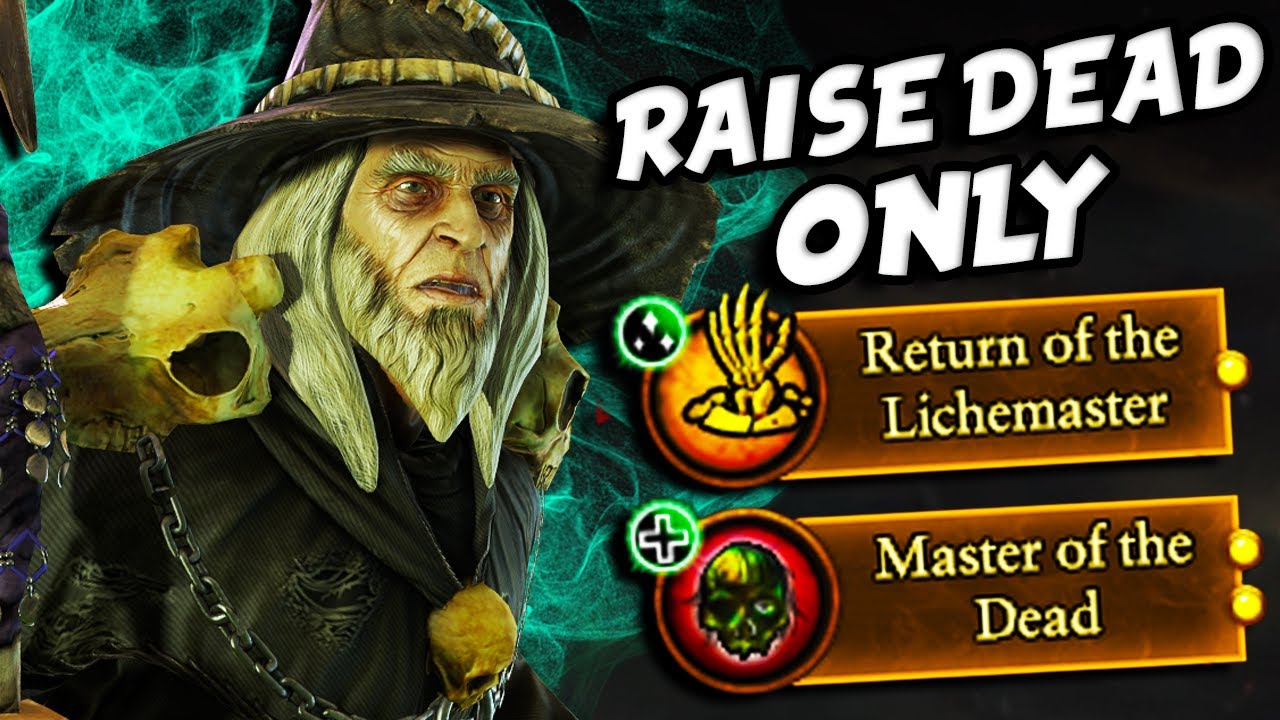 Can You Beat Total Warhammer 3 Using ONLY Raise Dead As Heinrich Kemmler?