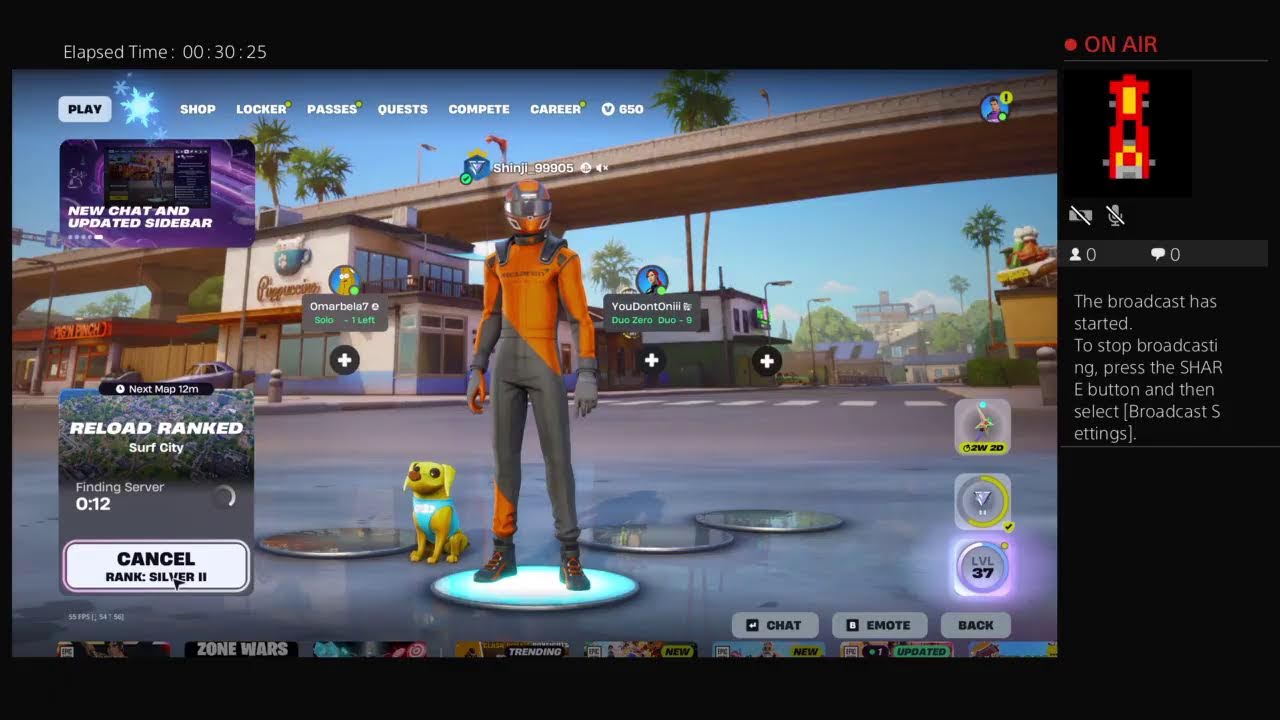 Playing Fortnite!