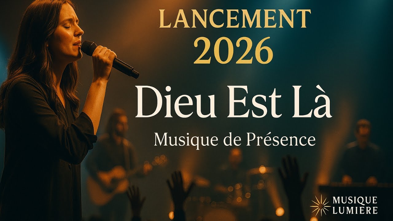 Musique de Présence ✨ Dieu Est Là – Lancement 2026 | Louange & Adoration