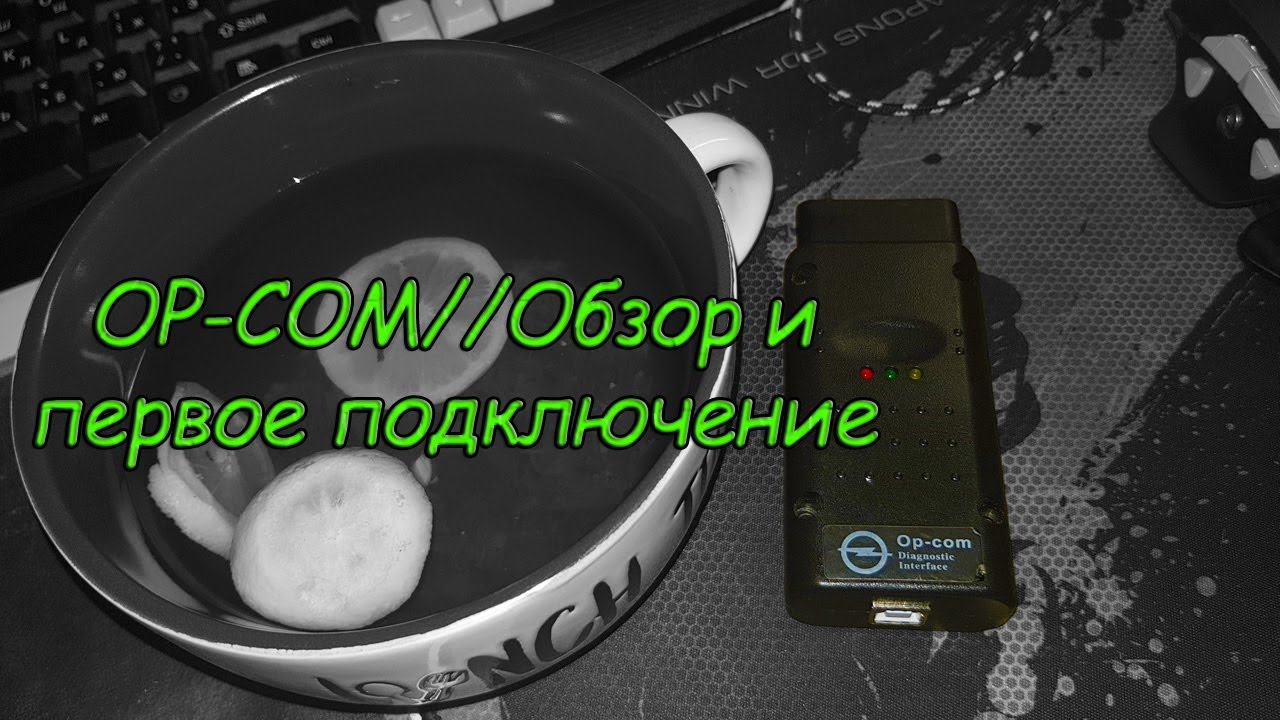 OP-COM///Обзор и первое подключение