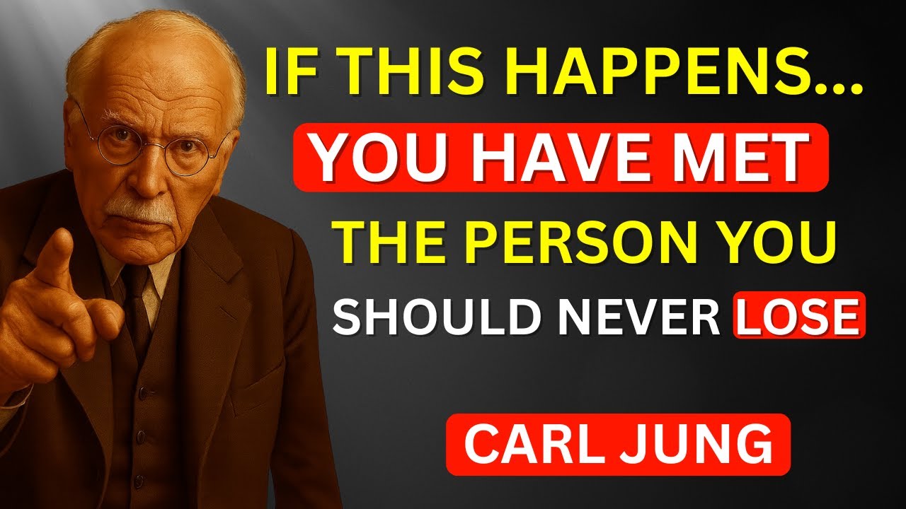 If This Happens, You’ve Met the Person You Should Never Lose - Carl Jung