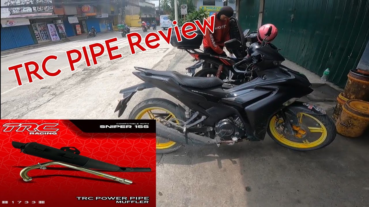 TRC PIPE FOR SNIPER 155 Review and Sound test