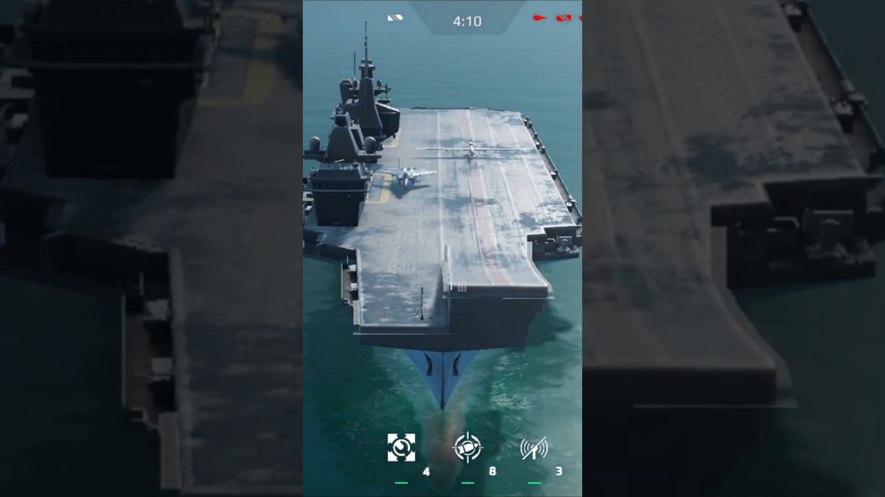 Queen Elizabeth — Aircraft Carrier and MQ-9 Reaper Launch.#aircraftcarrier#naval#navalcombat#drone