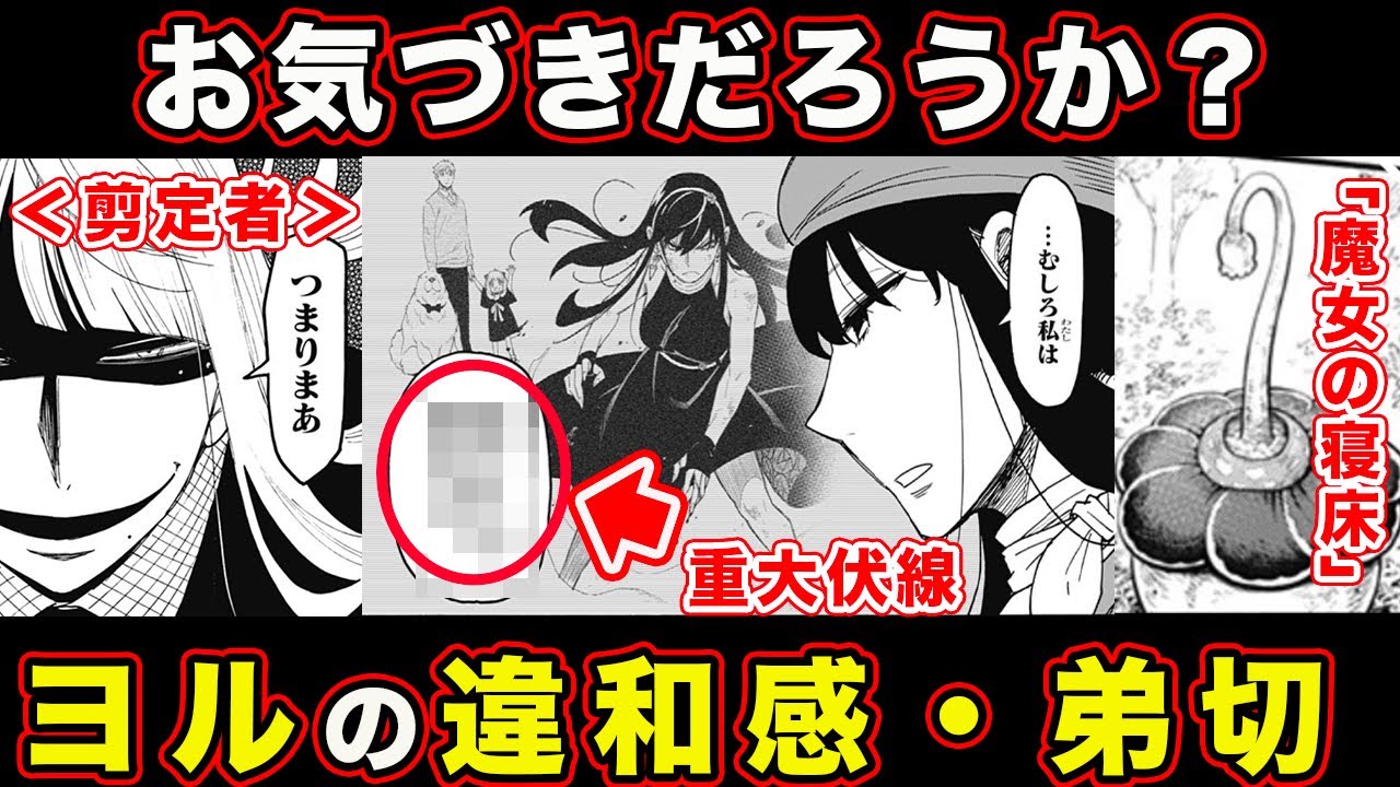 【スパイファミリー】ヨルの〇〇が明らかに変化した伏線・重要回。弟切の登場理由と古代文明・全てがつながりはじめるガーデン編【弟切】【ギンピー】【皇帝】【116話】【考察・感想・反応まとめ】